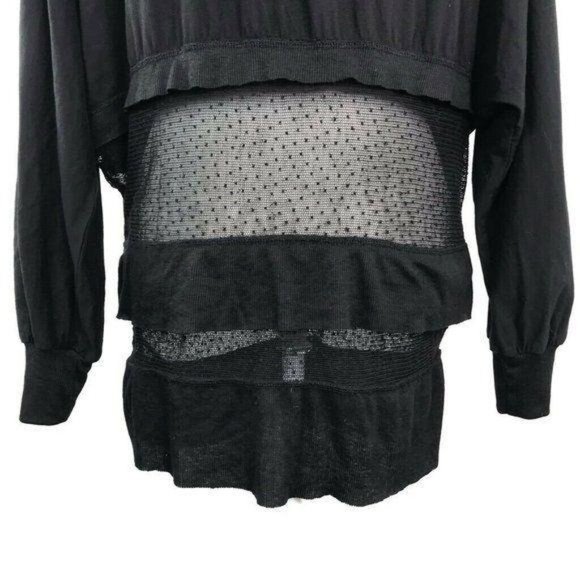 Miilla - Stitch Fix V Neck Net Panels Cardigan - Picture 8 of 10